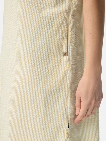 CAMEL ACTIVE Hemdblusenkleid mit Knopfleiste in Gelb