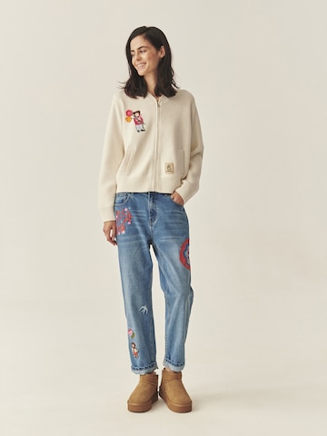 TATUUM Strickjacke 'NOVIE' in Weiß