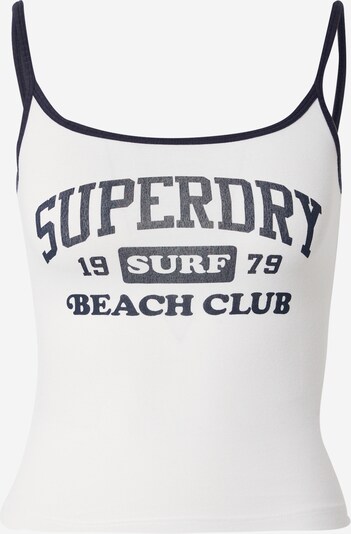 Superdry Top 'ESSENTIAL' in navy / wollweiß, Produktansicht