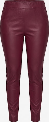 Ulla Popken Hose in Rot: Vorderseite