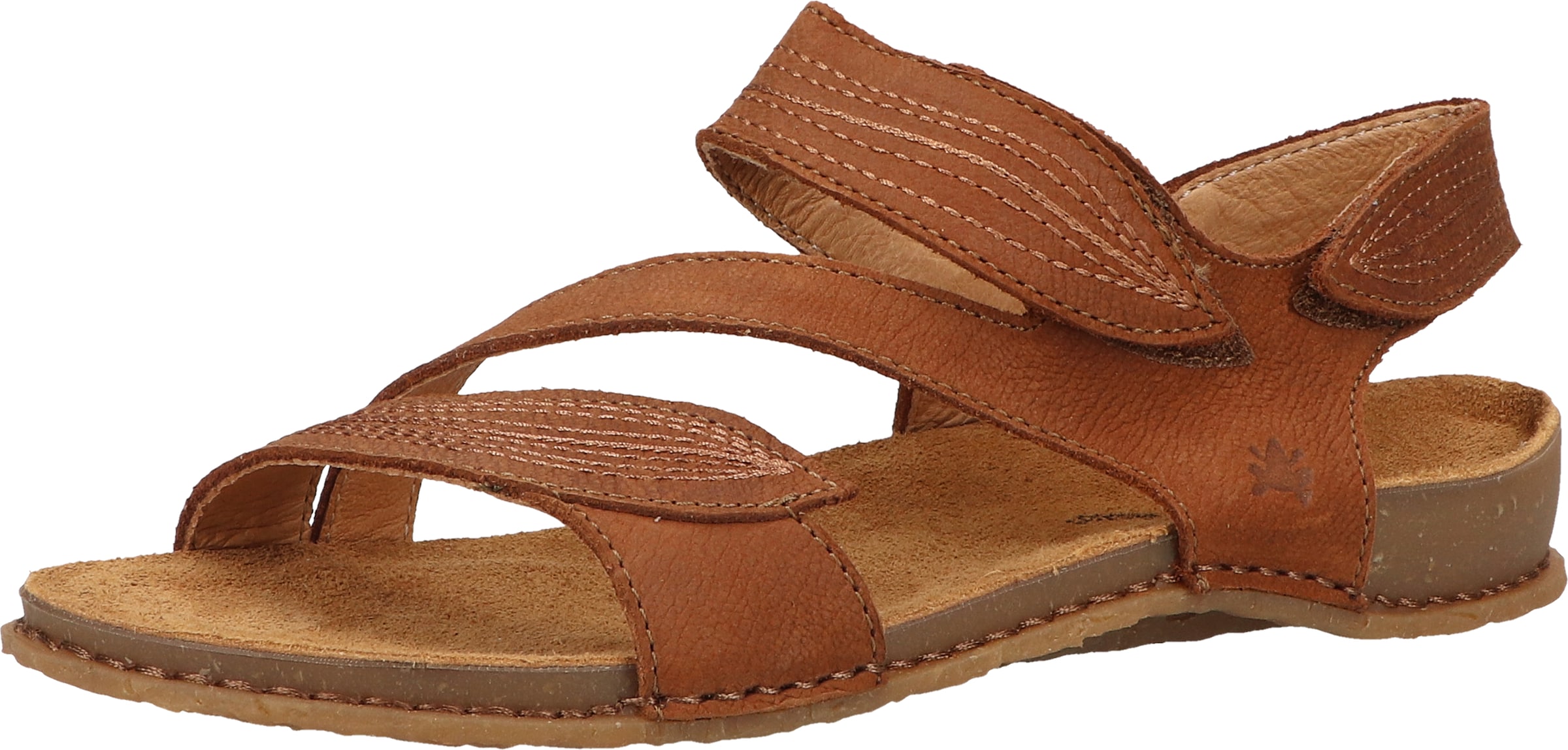 EL NATURALISTA Strap sandal in Brown: front