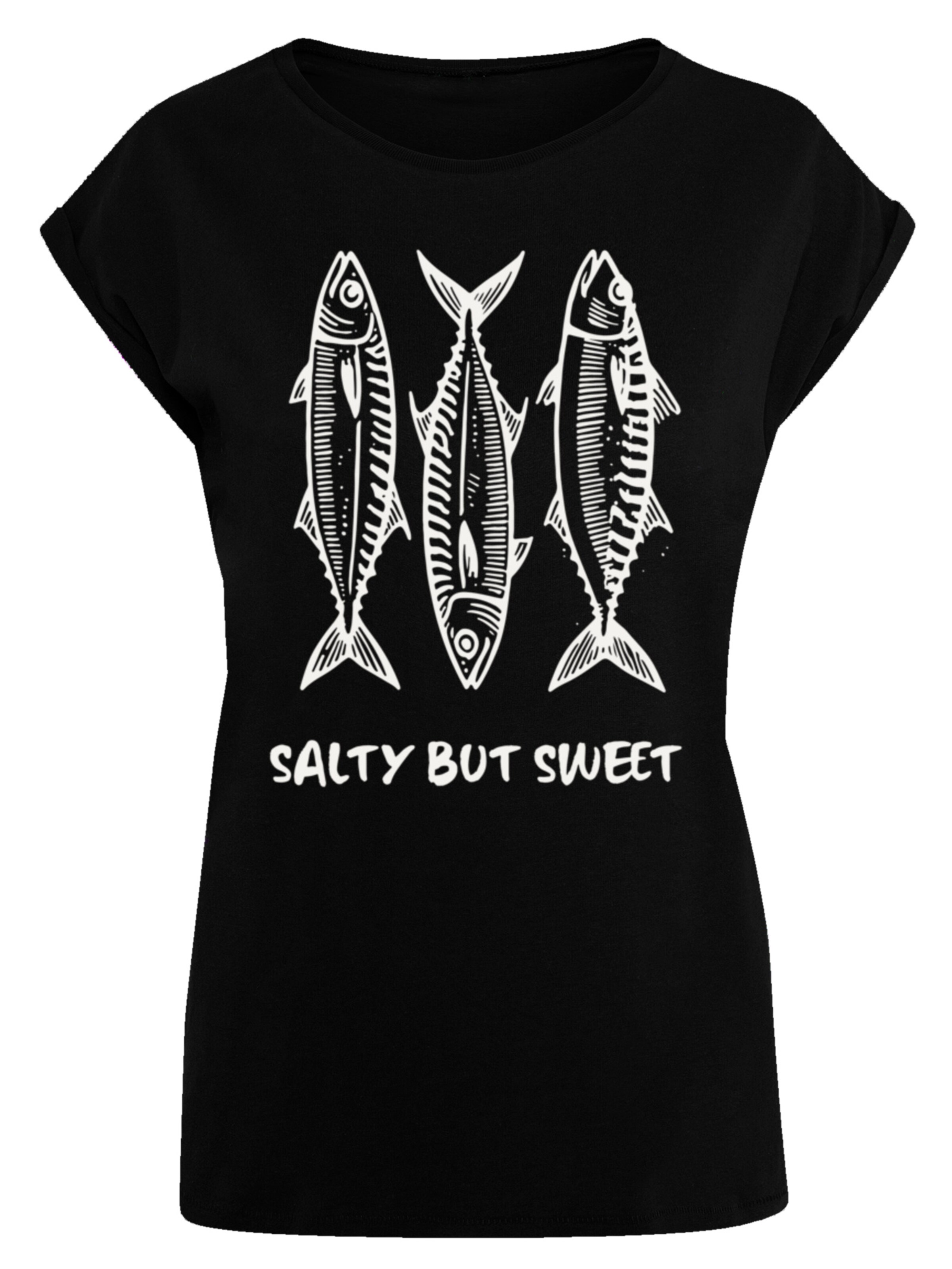 T-shirt 'Salty But Sweet Summer' F4NT4STIC en noir : devant