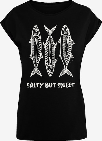 T-shirt 'Salty But Sweet Summer' F4NT4STIC en noir : devant