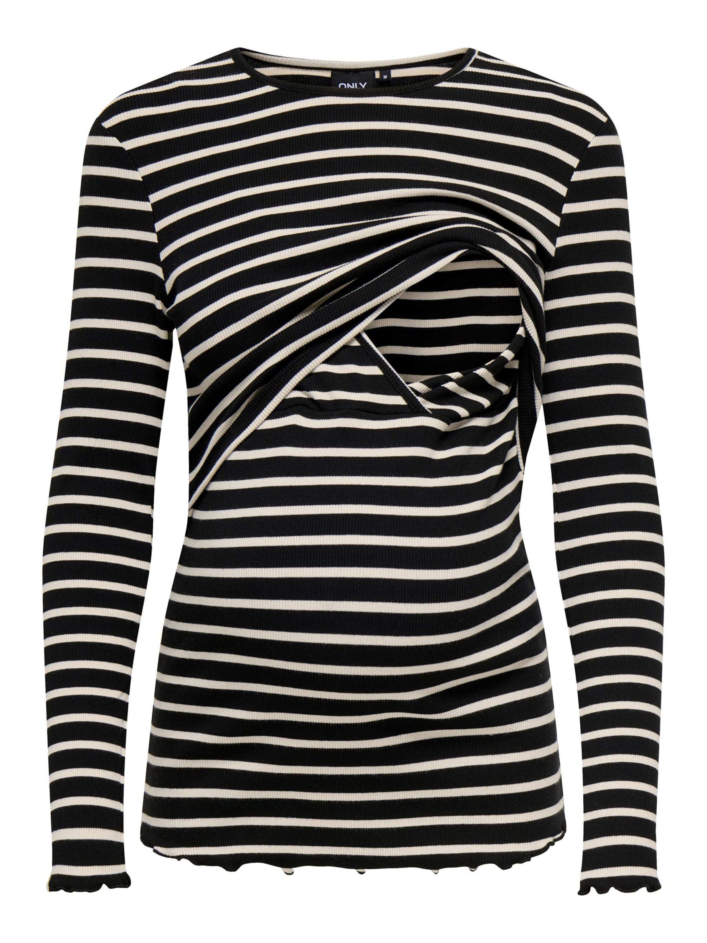 Only Maternity - Camiseta en negro