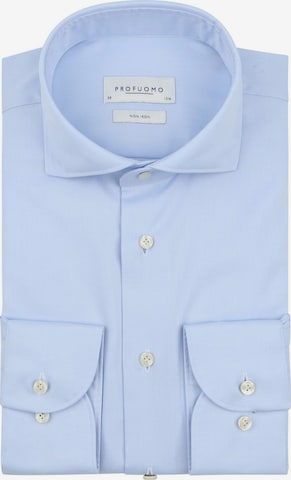 Profuomo Button Up Shirt in Blue: front