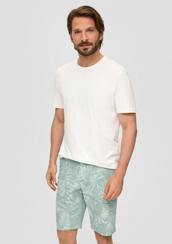 Coupe slim Pantalon s.Oliver en vert