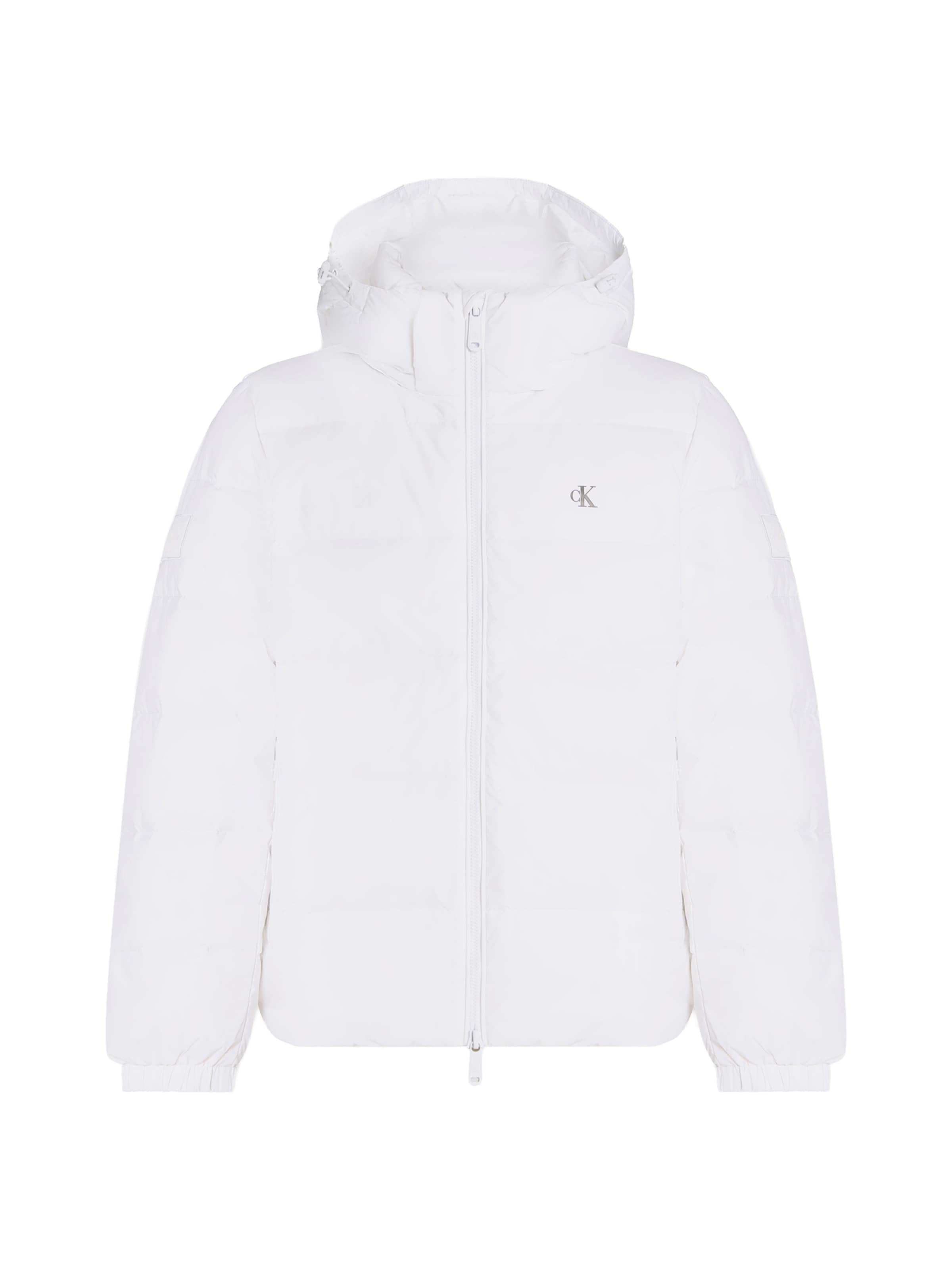 Calvin Klein Jeans Зимняя куртка в Белый: спереди