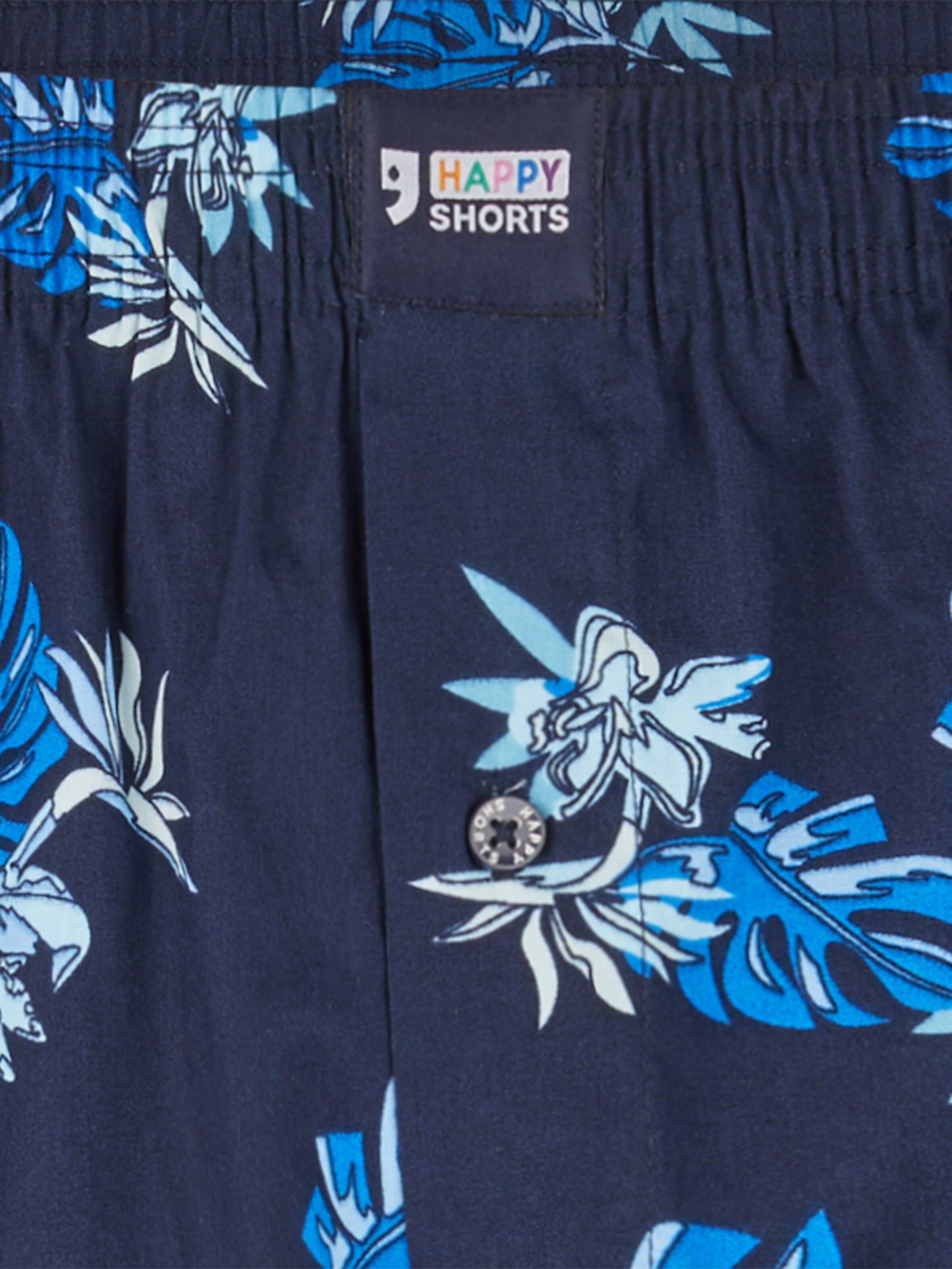 Happy Shorts Boxer ' Motives ' in Blau