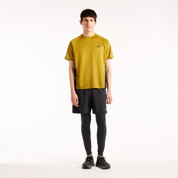 new balance Funktionsshirt 'Viz-Tech Run' in Gold