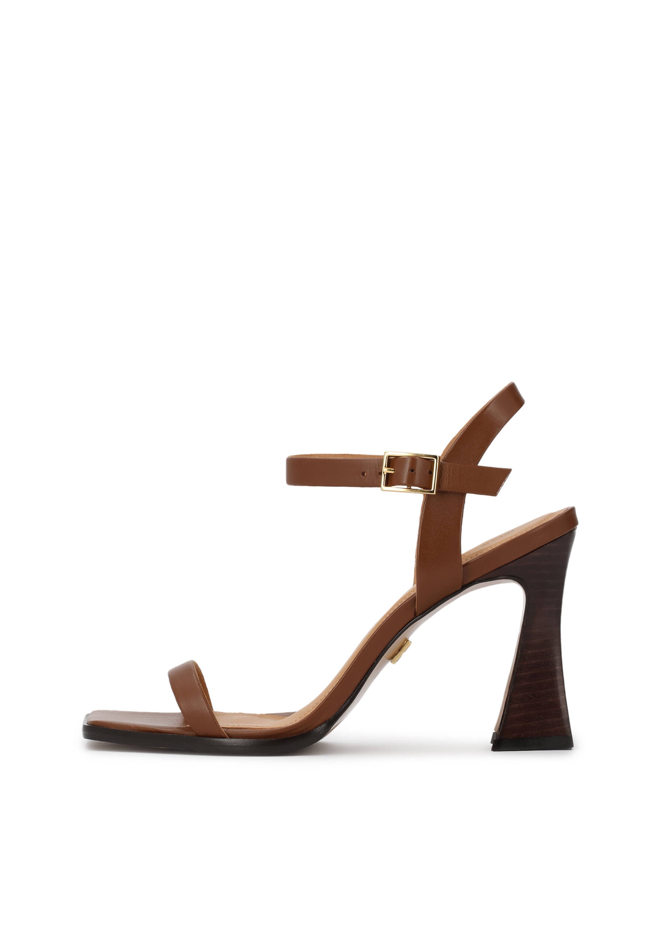 Kazar Páskové sandály – hnědá: přední strana