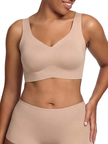 cfab by creamy fabrics Minimiser Minimizer 'Comfort Minimizer Back Support BH' in Beige: front
