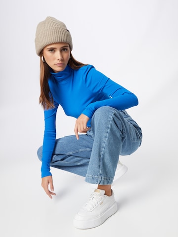 SOMETHINGNEW Loose fit Cargo Jeans 'Reese' in Blue