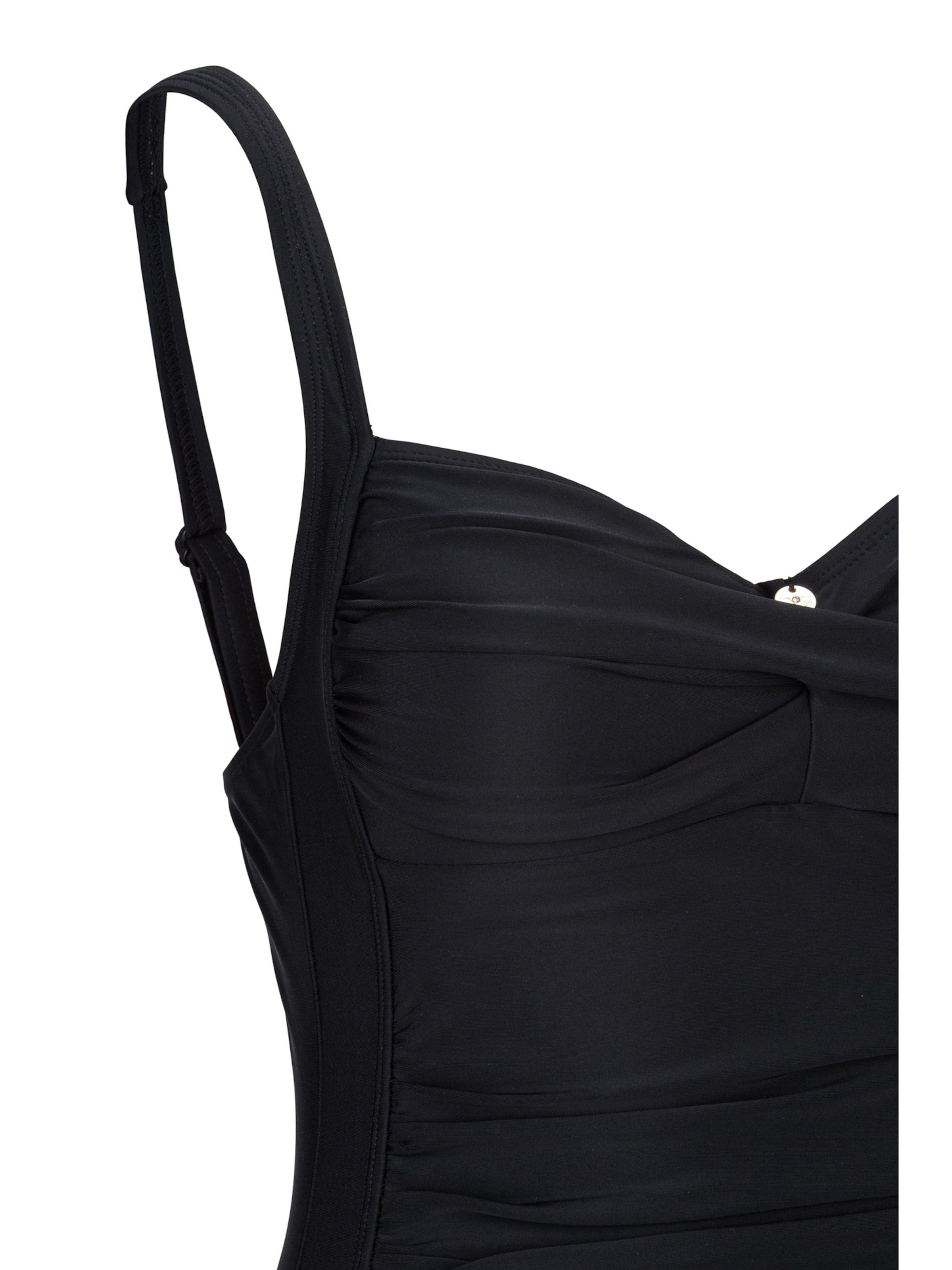 19V69 ITALIA Minimiser Swimsuit 'Luana' in Black