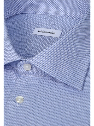 SEIDENSTICKER Slim fit Zakelijk overhemd in Blauw