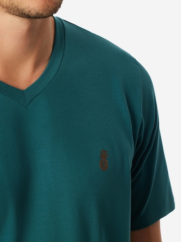 Pyjama court 'Casual Nightwear' SCHIESSER en bleu