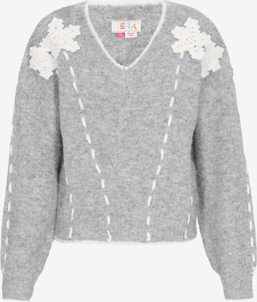 IZIAŠiroki pulover - siva boja: prednji dio