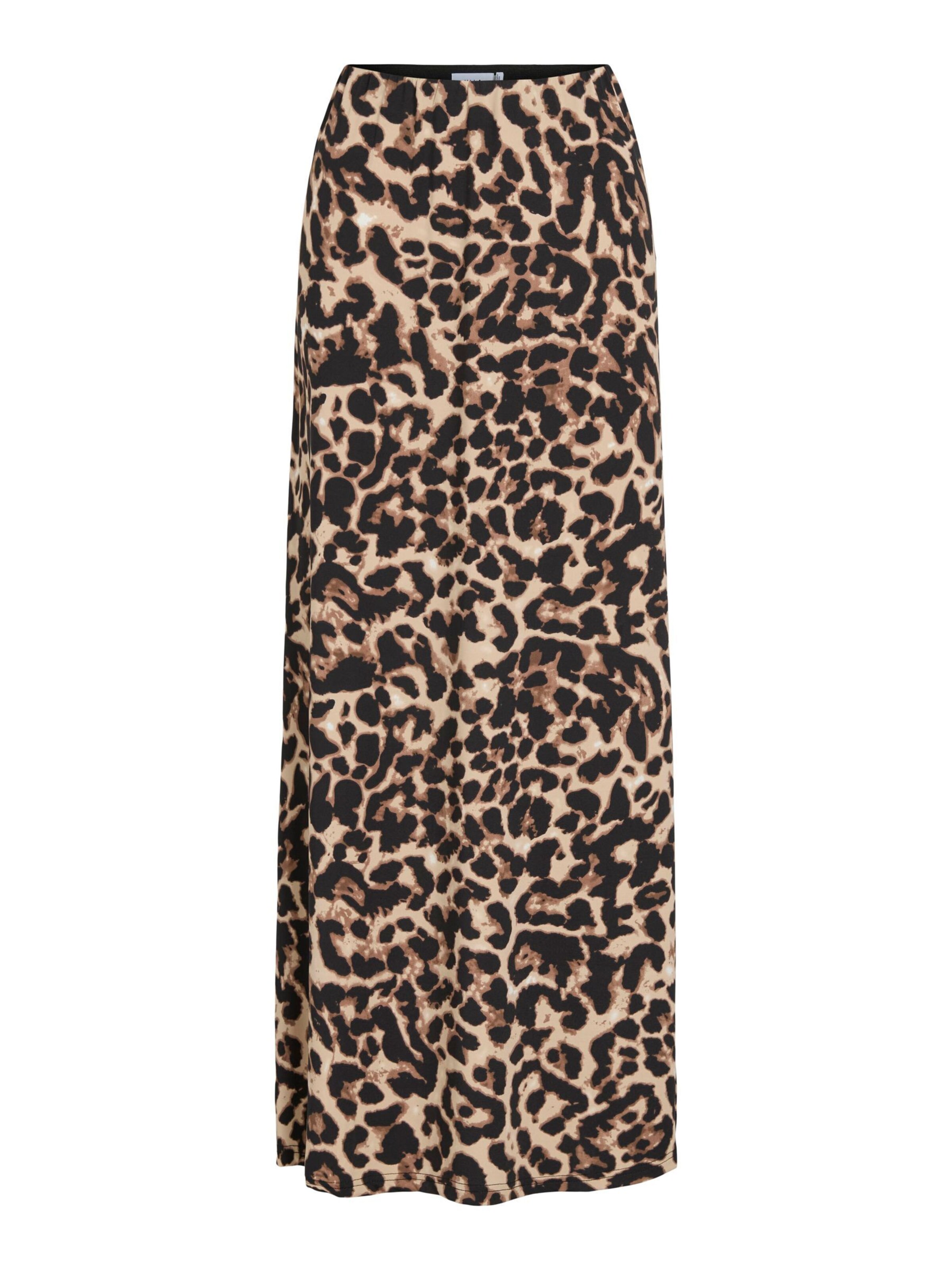 VILA Rok 'VILEOA' in Bruin: voorkant