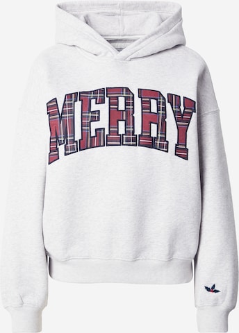 Abercrombie & Fitch Tréning póló - szürke: elől