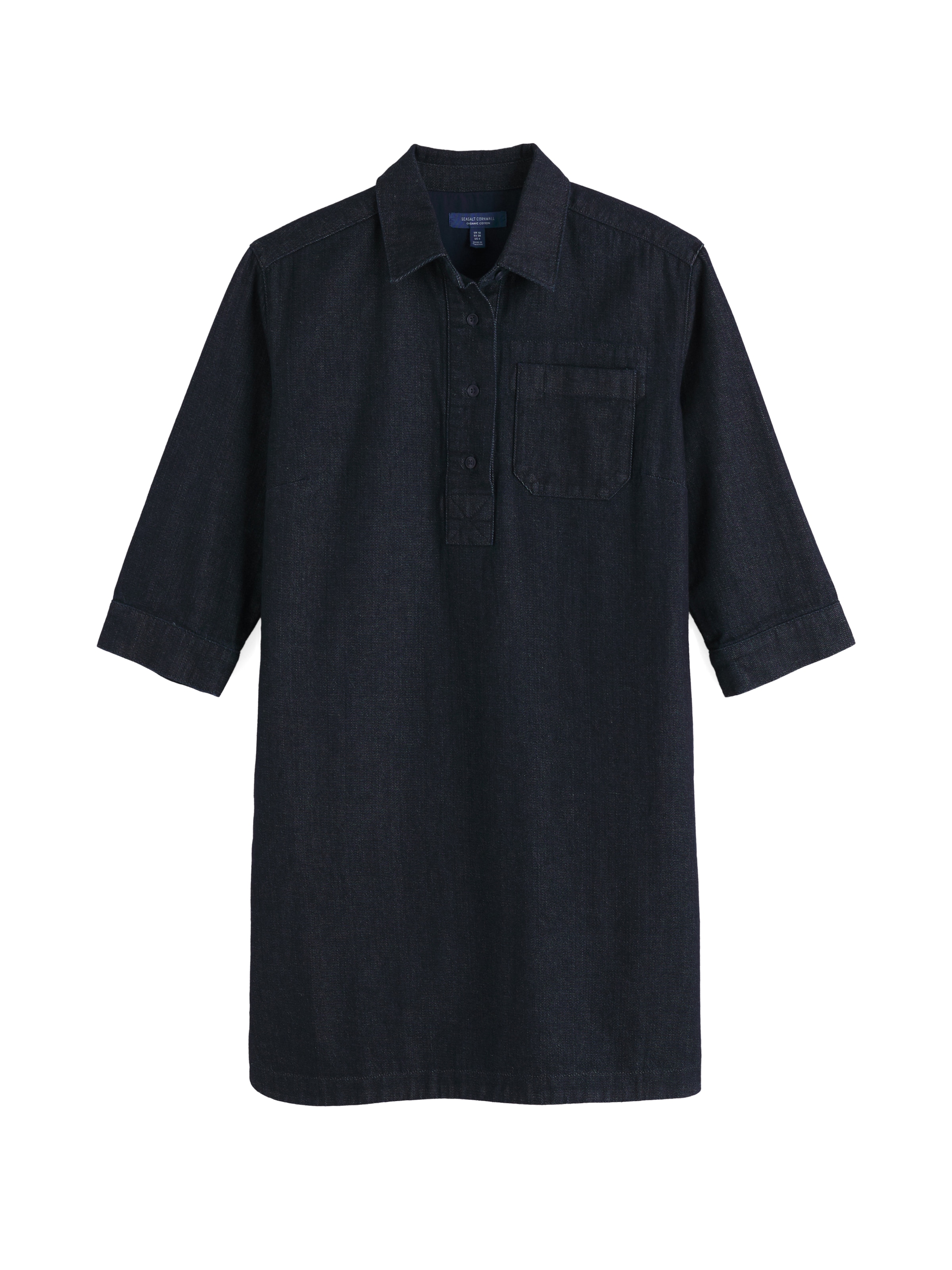 Abito camicia 'Guidebook' di Seasalt Cornwall in blu: frontale