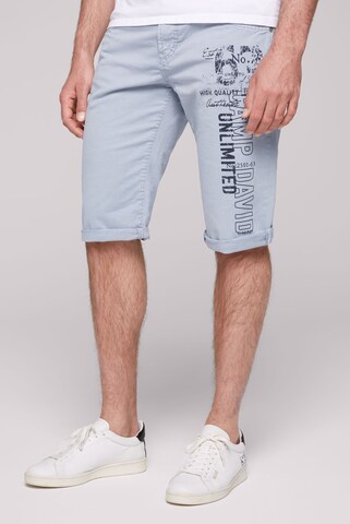 CAMP DAVID Slimfit Shorts 'RO:BI Skater' in Blau