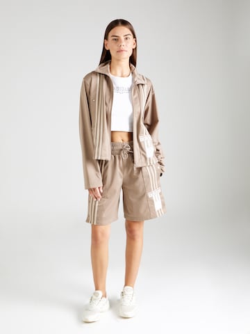 ADIDAS ORIGINALS Sweatjacke 'Neutral Court Originals' in Braun