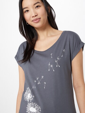 Iriedaily T-Shirt 'Pusteblume' in Grau