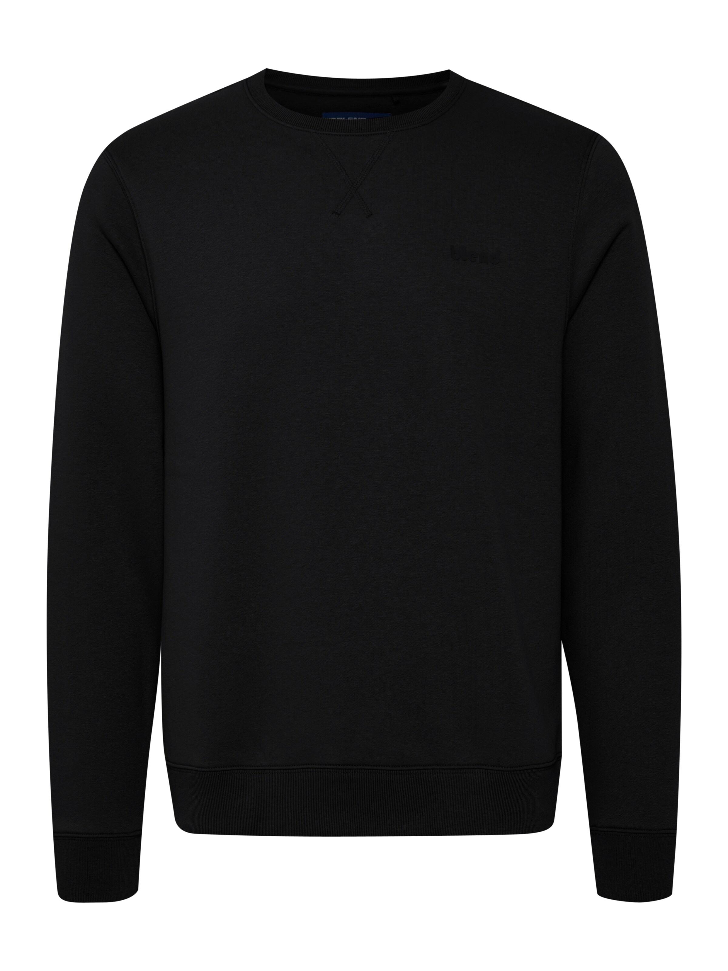 BLEND Sweatshirt 'Downton' in Schwarz: Vorderseite