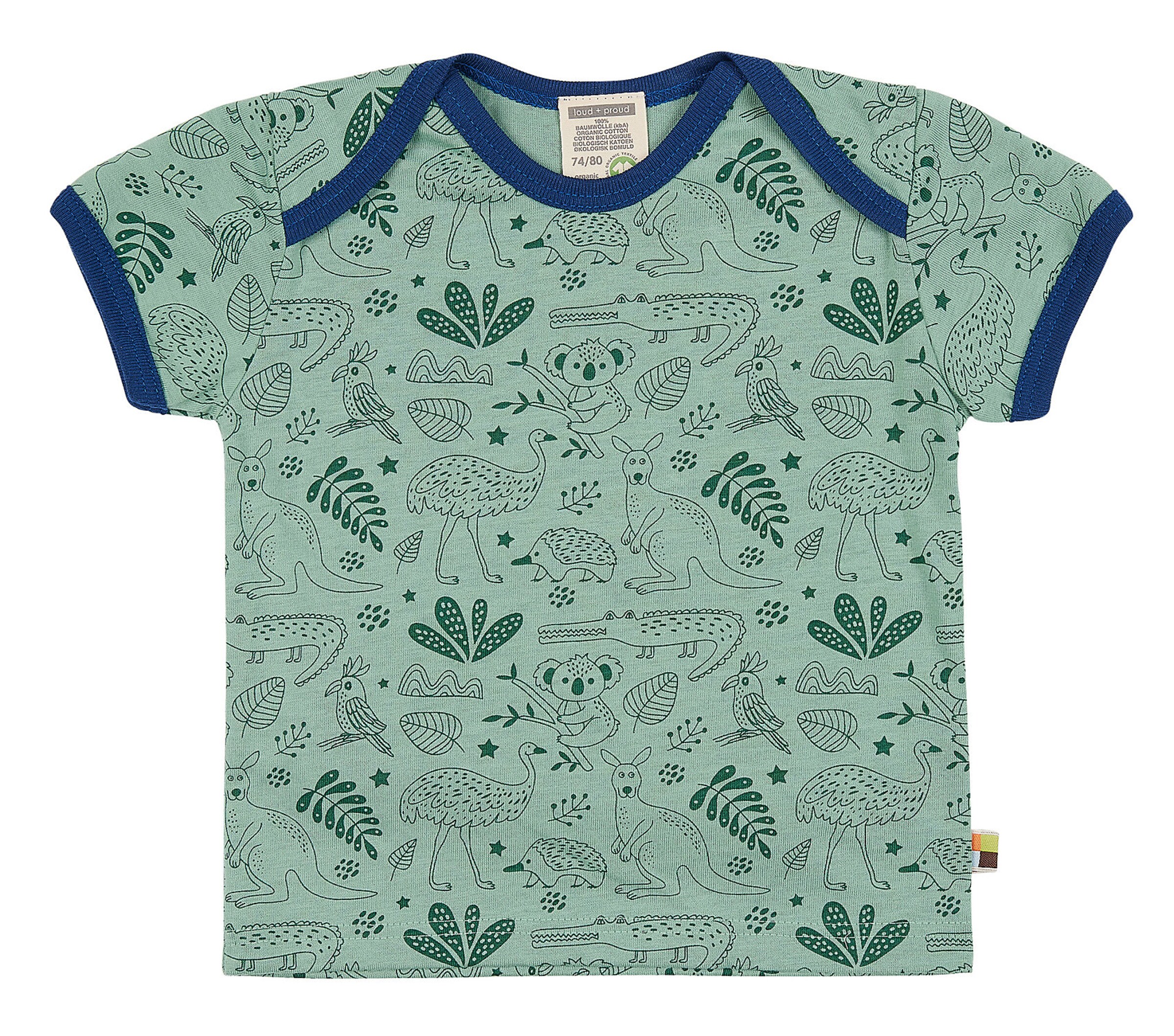 Kinder Kids (Gr. 92-140) loud + proud Shirt in Grün, Grasgrün - MG67852 Kinder Kids (Gr. 92-140) loud + proud Shirt in Grün, Grasgrün - MG67852