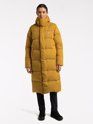 Haglöfs Outdoor Coat in Yellow: front
