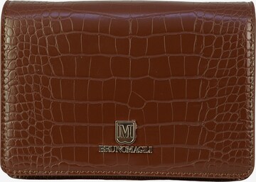 Borsa a spalla 'Borsa a Spalla Nicole Bruno Magli Ecopelle Texture Coccodrillo' di Bruno Magli in marrone: frontale