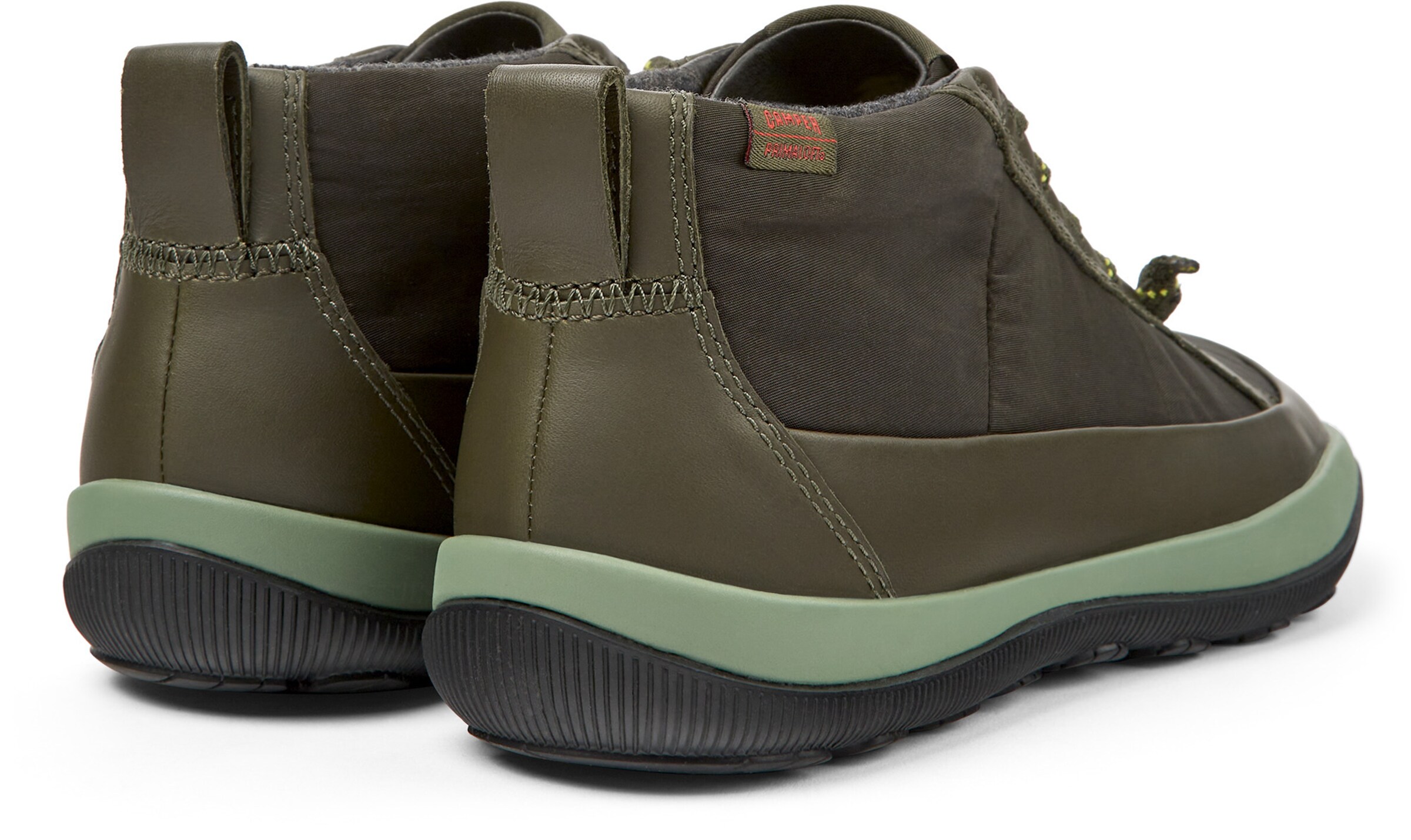Bottines à lacets 'Peu Pista' CAMPER en vert