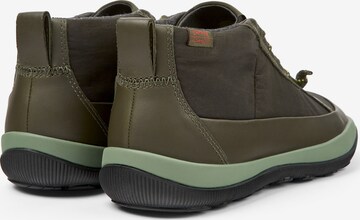 CAMPER Lace-Up Ankle Boots 'Peu Pista' in Green