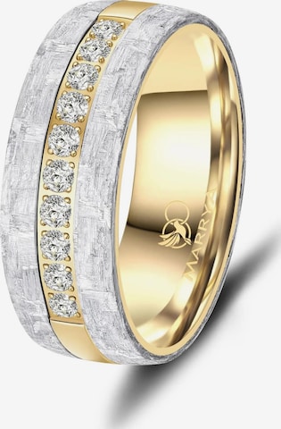 MARRYA - Anillo 'MARRYA CA-22 Eheringe aus Carbon' en oro: frente