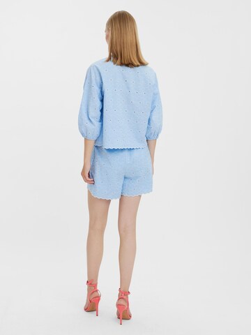 VERO MODA Regular Shorts 'TESSA' in Blau