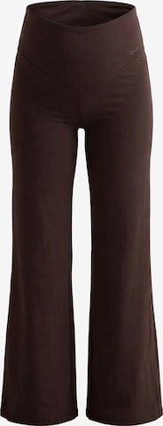 Wide Leg Pantalon Aim'n en marron : devant