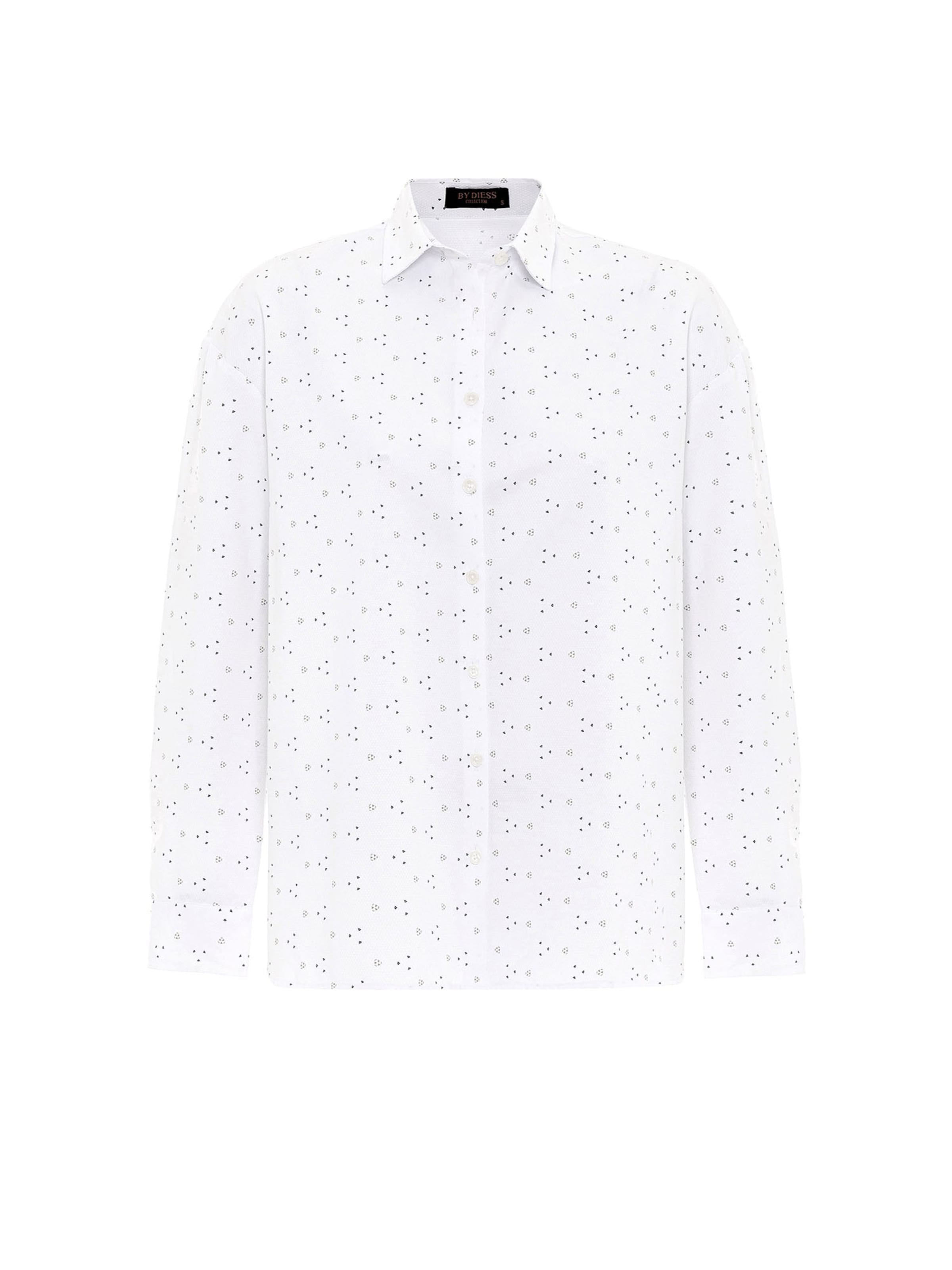 By Diess Collection Blouse in White: front