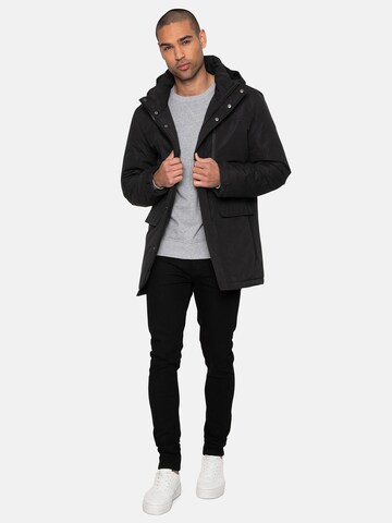 Threadbare Winter Jacket 'Vetch' in Black