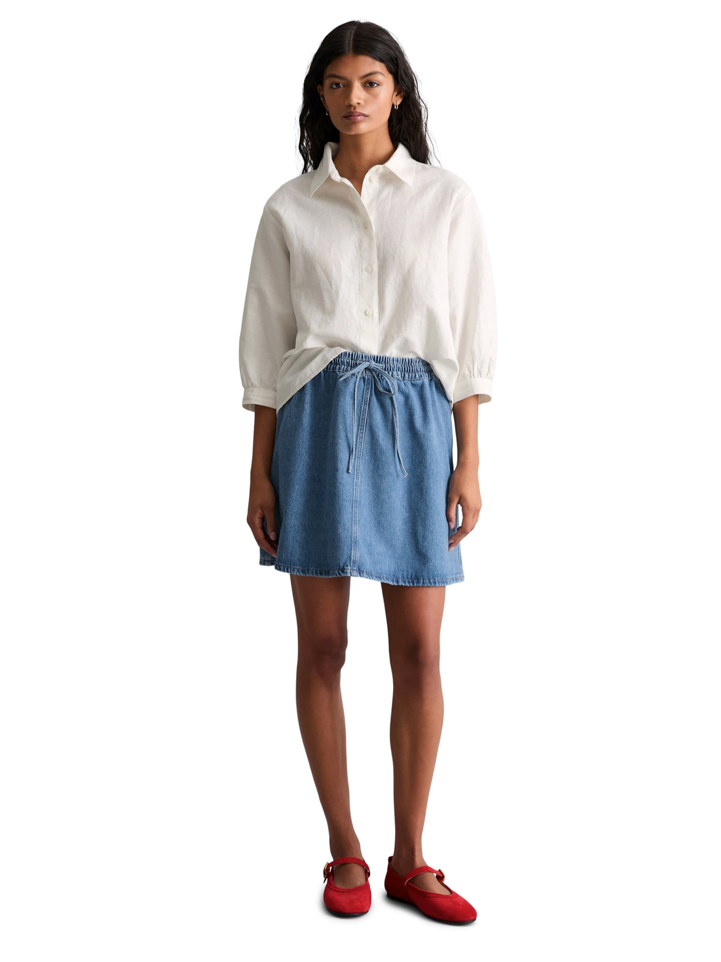 Marc O'Polo DENIM - Saia em azul