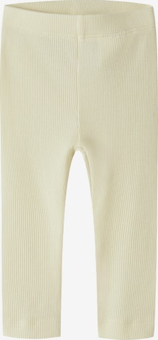 NAME IT Skinny Leggingsit 'NBNKAB' värissä beige: etupuoli