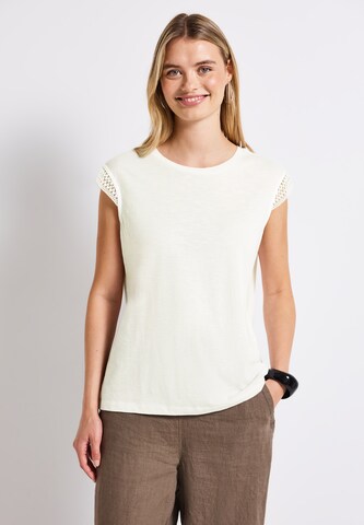 STREET ONE Shirt in White: front