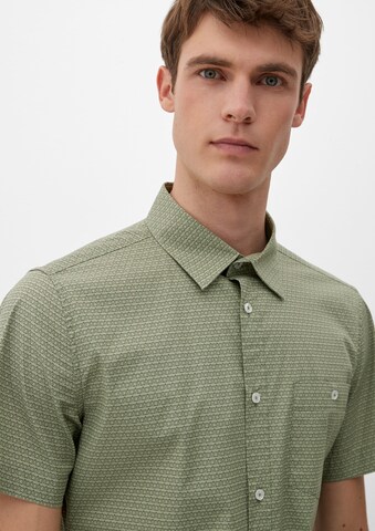 s.Oliver - Slim Fit Camisa em verde
