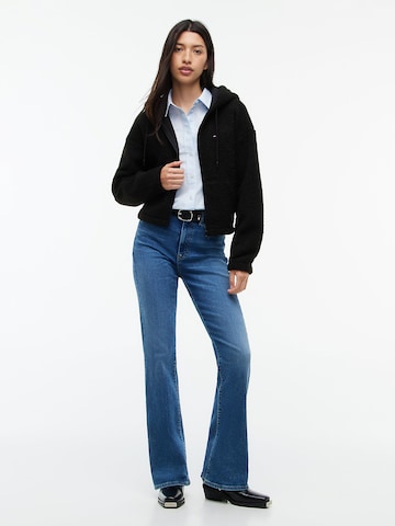 Tommy Jeans Fleecejacka i svart