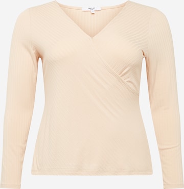 ABOUT YOU Curvy - Camiseta 'Kimberly' en beige: frente