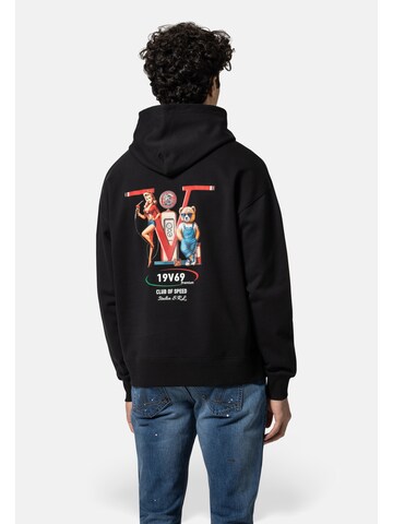 Sweat-shirt 'Quentino Racing 1' 19V69 ITALIA en noir