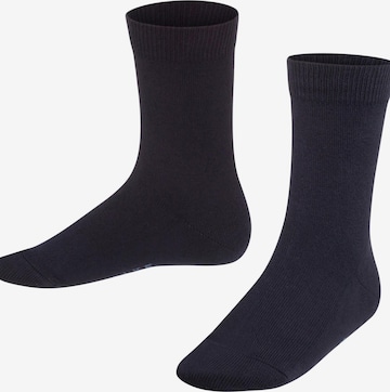 FALKE Socks 'Family' in Blue: front