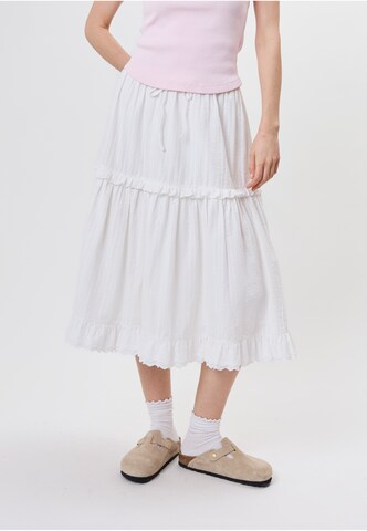 OH APRIL Rok 'Christel' in Wit: voorkant