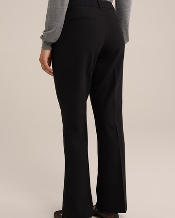 évasé Pantalon WE Fashion en noir