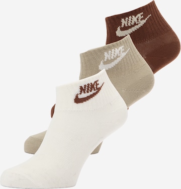 Nike Sportswear Socks 'Everyday Essential' in Brown: front