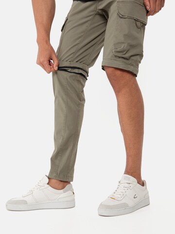 CAMEL ACTIVE Tapered Tapered Fit Zip-off Cargohose in Grün