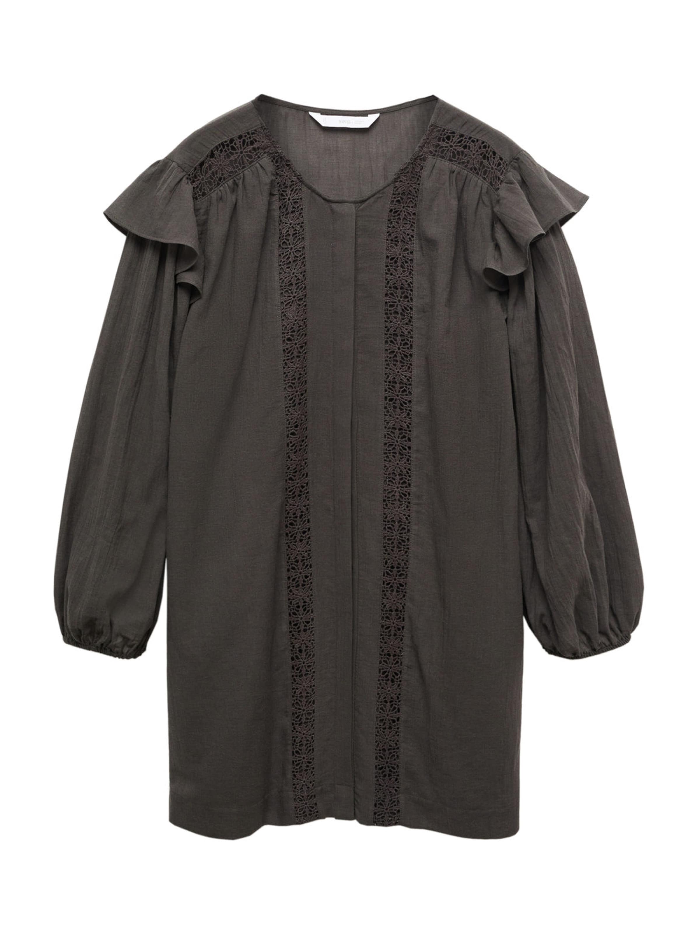 MANGO Šaty 'Charlote' - Sivá: predná strana